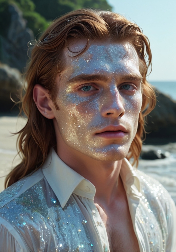Ethereal Renaissance Beauty in a Macabre Paradise