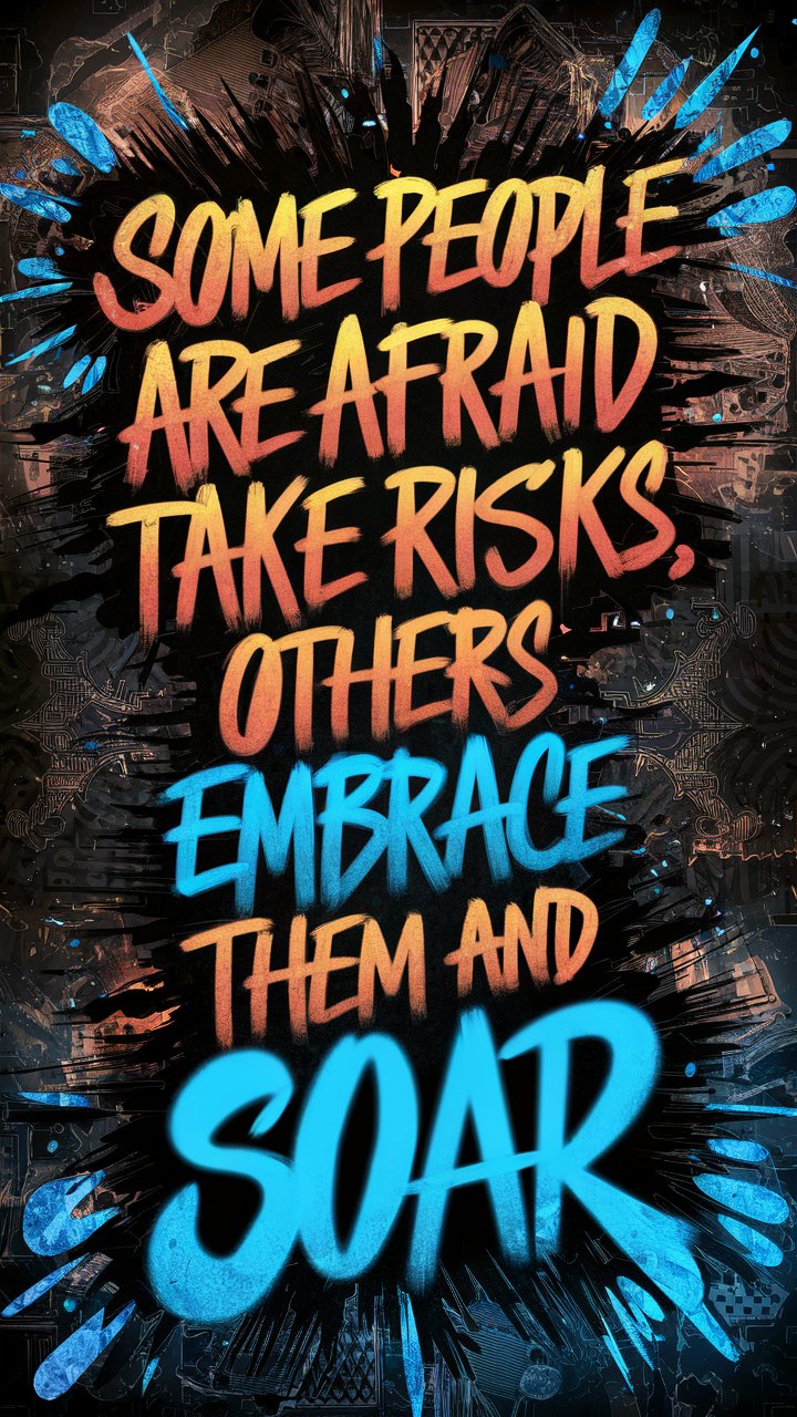 Inspiring Chalkboard Typography Poster